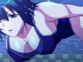 Three Aroused Men Having Sex With An Attractive Animated Character Underwater